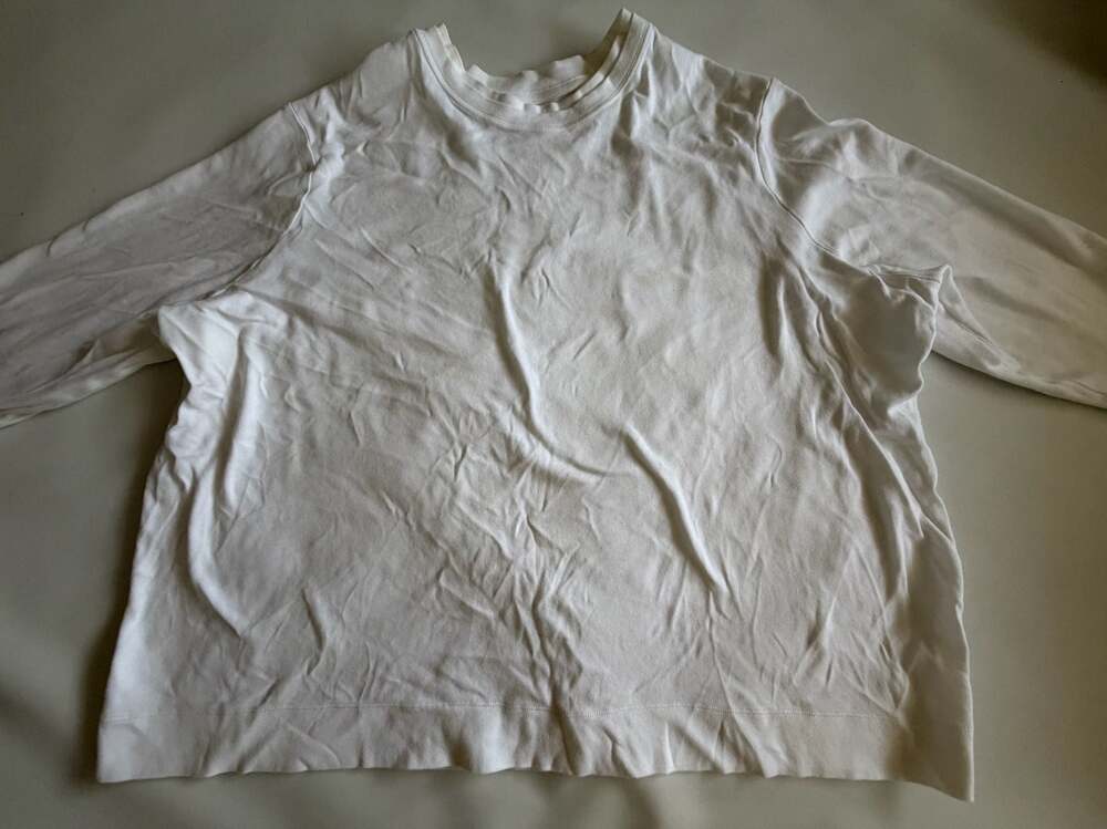 Westbound Woman Top Womens 3X White Cotton Long Sleeve Y2K Boho Top
